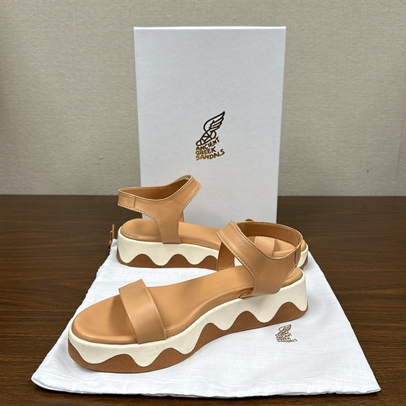 Ancient Greek Salamina Sandals in Nappa - Picture 5 of 15